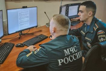 Курсанты 5 курса проходят стажировку в ЦУКС