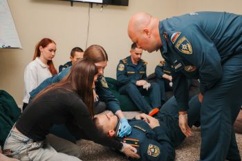 В Уральском институте ГПС МЧС России провели мастер‑класс по первой помощи