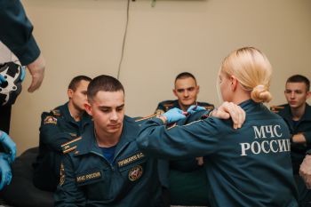 В Уральском институте ГПС МЧС России провели мастер‑класс по первой помощи В Уральском институте ГПС МЧС России провели мастер‑класс по первой помощи