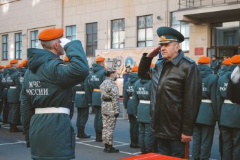 Начальник института принял участие в торжественной церемонии приведения к Присяге курсантов первого курса в Санкт-Петербургском университете ГПС МЧС России Начальник института принял участие в торжественной церемонии приведения к Присяге курсантов первого курса в Санкт-Петербургском университете ГПС МЧС России