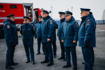 На полигоне Уральского института ГПС МЧС России прошли пожарно тактические учения с курсантами выпускных курсов
