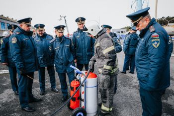 На полигоне Уральского института ГПС МЧС России прошли пожарно тактические учения с курсантами выпускных курсов