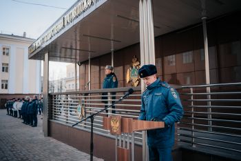 В институте состоялось традиционное утреннее построение В институте состоялось традиционное утреннее построение