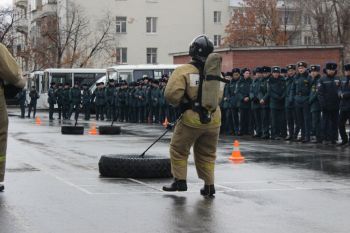 Соревнования по многофункциональному силовому многоборью пожарных и спасателей