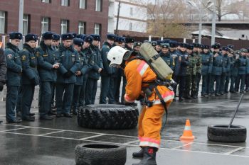 Соревнования по многофункциональному силовому многоборью пожарных и спасателей