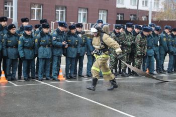 Соревнования по многофункциональному силовому многоборью пожарных и спасателей