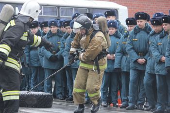 Соревнования по многофункциональному силовому многоборью пожарных и спасателей