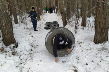 Участие студентов вуза в проведении военно-спортивной игры «Сильные духом 2020»