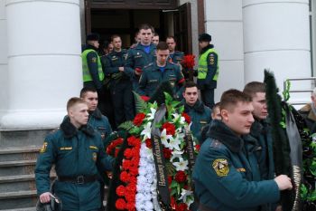 В Уральском институте ГПС МЧС России простились с ветераном Великой Отечественной войны