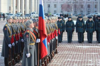 Личный состав института принял участие в митинге и возложении цветов к мемориалу «Черный тюльпан»