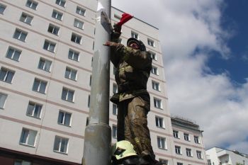 В институте прошла «Гонка героев» и женский пожарный кроссфит 