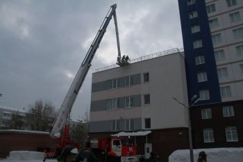 Пожарно-тактические учения c выпускным курсом факультета пожарной безопасности