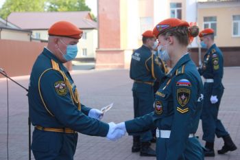 Личный состав института принял участие в генеральной репетиции парада Победы