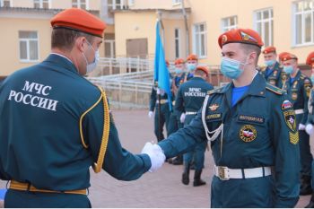 Личный состав института принял участие в генеральной репетиции парада Победы