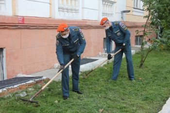 Курсанты приняли участие в экологической акции "Зелёная Россия"