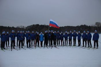 Спортсмены вуза приняли участие в забеге «Лыжня России - 2021»