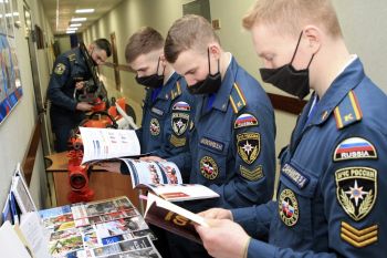 В институте началась олимпиада по учебной дисциплине «Пожарная тактика»