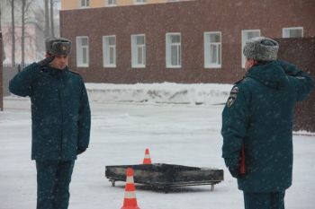 В Уральском институте ГПС МЧС России проведены пожарно-тактические соревнования 