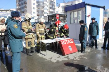 Студенты стали участниками пожарно-тактических учений в Екатеринбурге