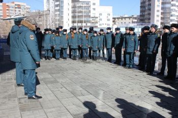 Студенты стали участниками пожарно-тактических учений в Екатеринбурге